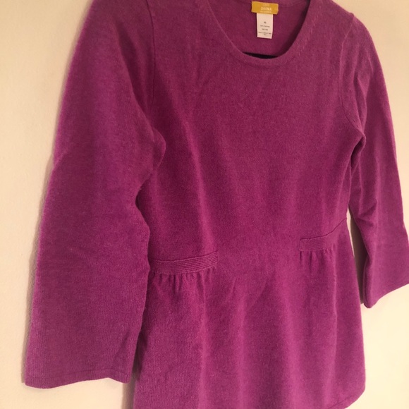 J. Crew Cashmere Sweater in Pink/Purple - Picture 2 of 4